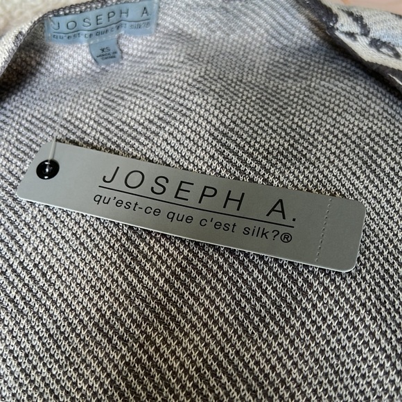 NWT Joseph Allen leopard Grey/white long cardigan women size XS - Picture 8 of 8